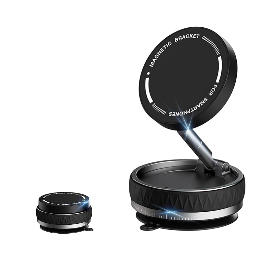 ZORBES® Magnetic Phone Mount Ultra Strong Suction Cup Car Phone Holder with Folding Arm, 360 Degree Rotating Multi Purpose Portable Folding Phone Holder Desk Phone Holder Travel Phone Mount ZORBES® Magnetic Phone Mount Ultra Strong Suction Cup Car Phone Holder with Folding Arm, 360 Degree Rotating Multi Purpose Portable Folding Phone Holder Desk Phone Holder Travel Phone Mount